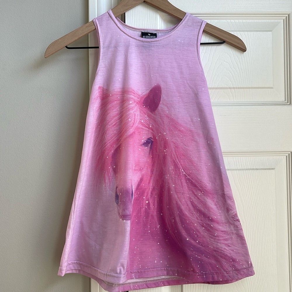 2015 Mr. Gugu & Miss Go pink dress with horse